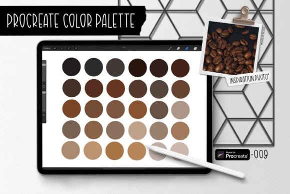 Brewing Up Creativity with the Coffee Bean Procreate Palette