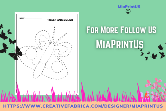 Butterfly Trace and Color: A Creative Design Asset
