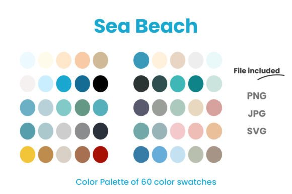Coastal Harmony: Unlocking the Ocean Sea Beach Color Palette