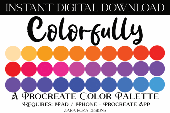 Colorfully Procreate Color Palette: Your Go-To Rustic Pastel Scheme