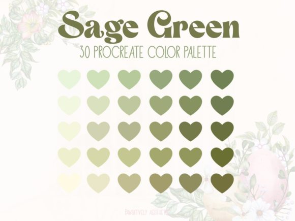 Discover the Calming Power of the Sage Green Procreate Color Palette