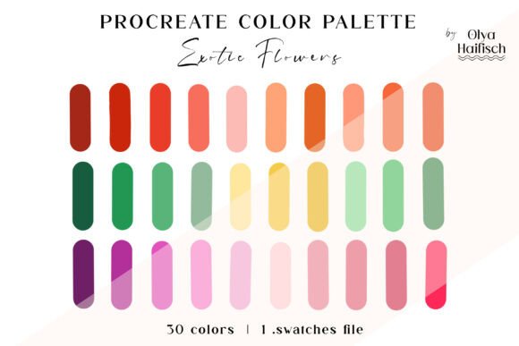 Ignite Your Summer Art with Vibrant Procreate Colors