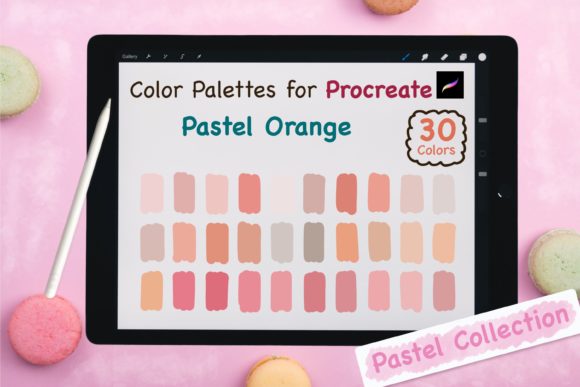 Unlock Instant Harmony with the Pastel Orange Procreate Palette
