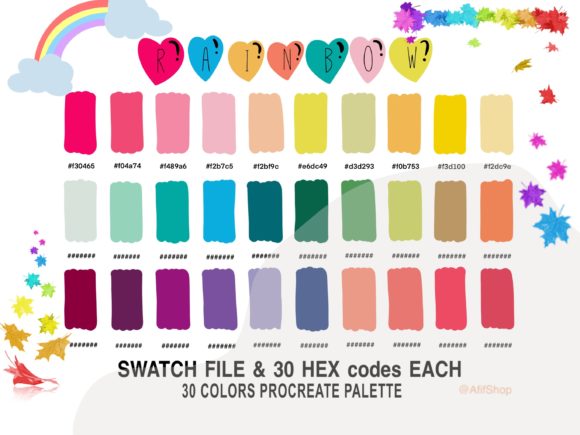 Why the Rainbow Color Palette Is a Must-Have Procreate Tool